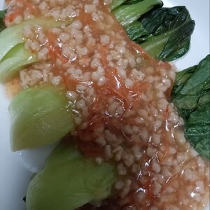 大豆ミートを使った、かぶのあんかけ煮